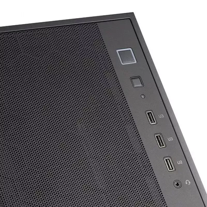 Caixa de PC Silverstone FARA R1 PRO V2 Preta ATX Micro-ATX Mini-ITX 3 ventoinhas de 120mm