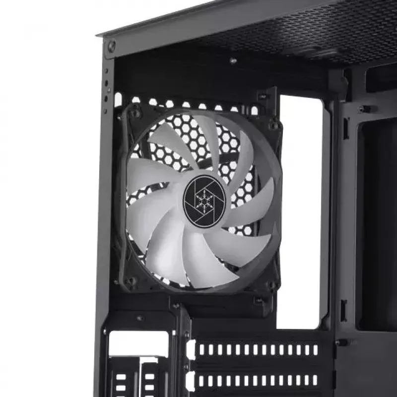 Caixa de PC Silverstone FARA R1 PRO V2 Preta ATX Micro-ATX Mini-ITX 3 ventoinhas de 120mm