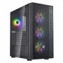Caixa de PC Silverstone FARA R1 PRO V2 Preta ATX Micro-ATX Mini-ITX 3 ventoinhas de 120mm