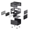 Caixa de PC Jonsbo N3 Mini Tower Preta
