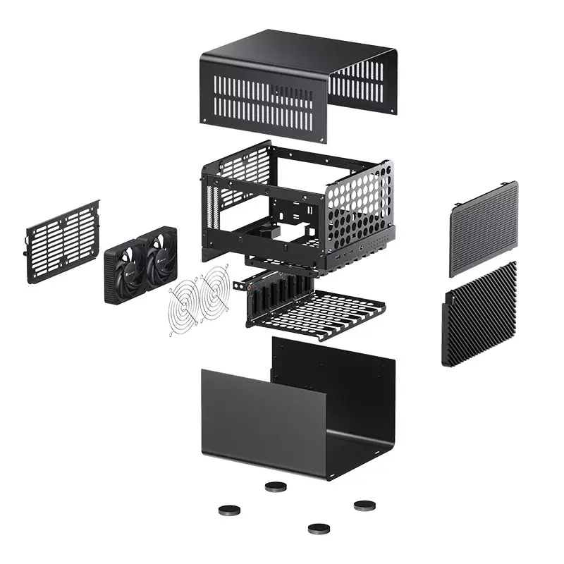 Caixa de PC Jonsbo N3 Mini Tower Preta