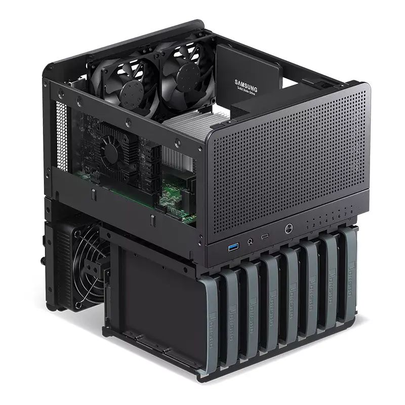 Caixa de PC Jonsbo N3 Mini Tower Preta