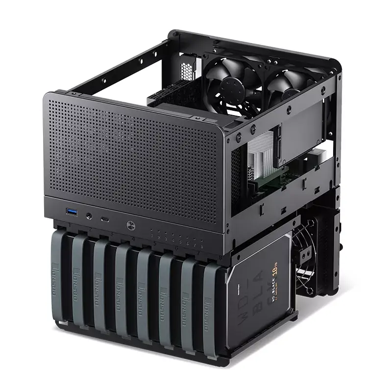 Caixa de PC Jonsbo N3 Mini Tower Preta