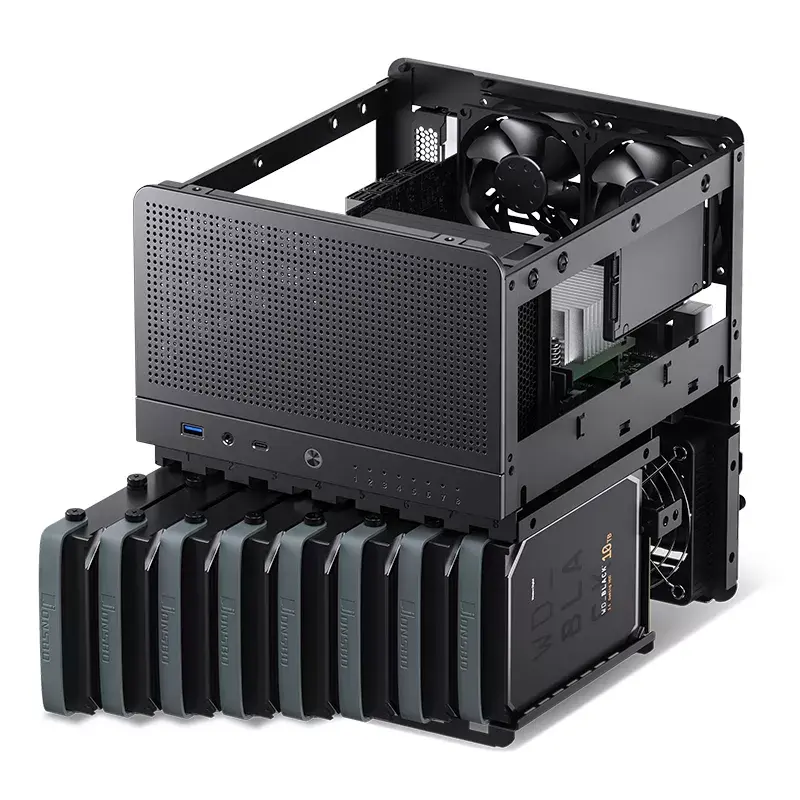 Caixa de PC Jonsbo N3 Mini Tower Preta