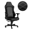 noblechairs HERO cadeira gaming, pele sintética PU, preto/branco platina