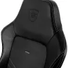 noblechairs HERO cadeira gaming, pele sintética PU, preto/branco platina