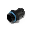 Conector de tubagem XSPC — construção em latão preto e azul
