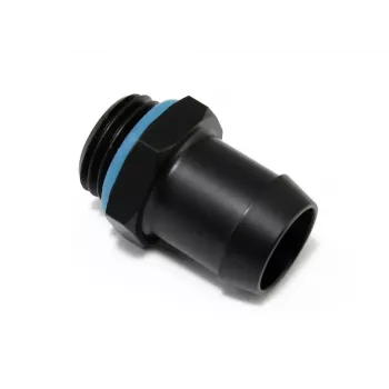 Conector de tubagem XSPC — construção em latão preto e azul