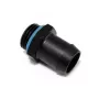 Conector de tubagem XSPC — construção em latão preto e azul