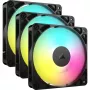 Ventoinha CORSAIR ARGB – série RS ARGB 120 120 mm pack de três