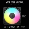 Ventoinha CORSAIR ARGB – série RS ARGB 120 120 mm pack de três