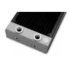 Radiador EK Water Blocks latão cobre aço inoxidável preto 130 mm 285 mm 48 mm