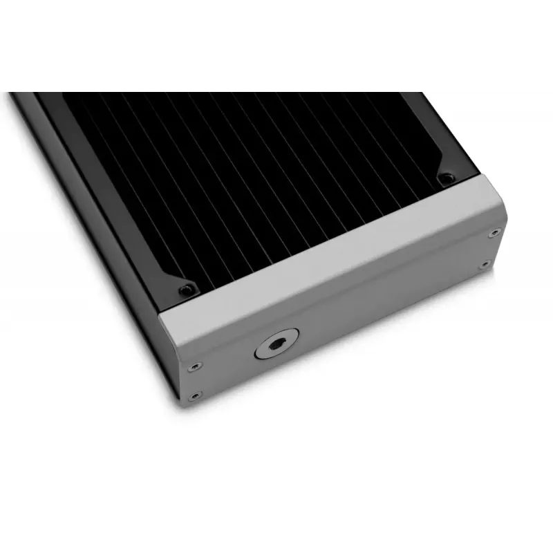 Radiador EK Water Blocks latão cobre aço inoxidável preto 130 mm 285 mm 48 mm