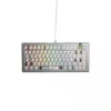 Glorious Gaming GMMK 3 PRO 75% Barebones Wired Silver - US, 75%, com fios, USB, RGB LED, Prateado