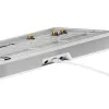 Glorious Gaming GMMK 3 PRO 75% Barebones Wired Silver - US, 75%, com fios, USB, RGB LED, Prateado