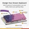 Glorious Gaming GMMK 3 PRO 75% Barebones Wired Silver - US, 75%, com fios, USB, RGB LED, Prateado