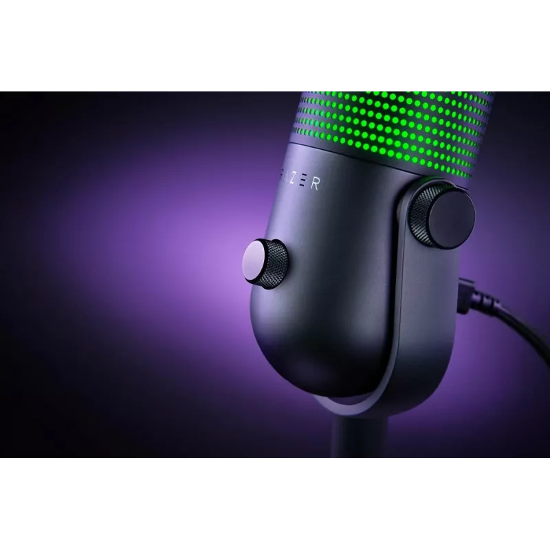 Microfone de mesa RAZER Seiren V3 Chroma - Preto