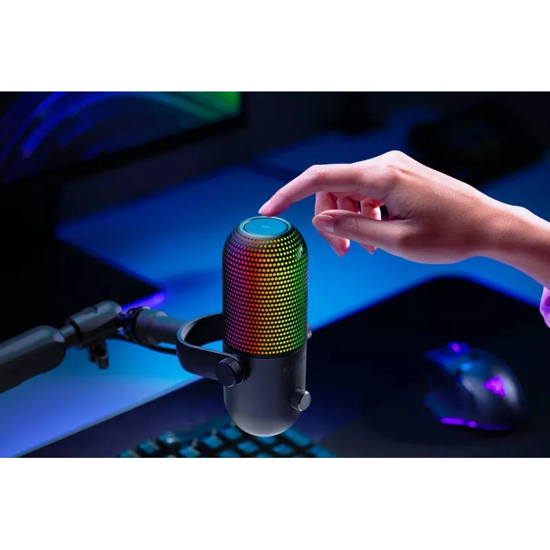 Microfone de mesa RAZER Seiren V3 Chroma - Preto