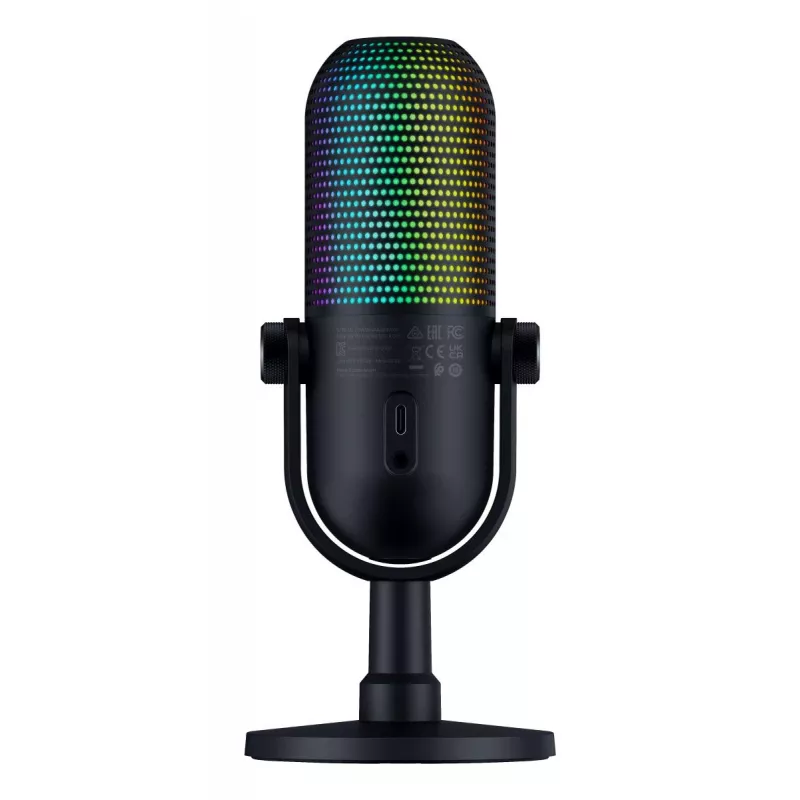 Microfone de mesa RAZER Seiren V3 Chroma - Preto