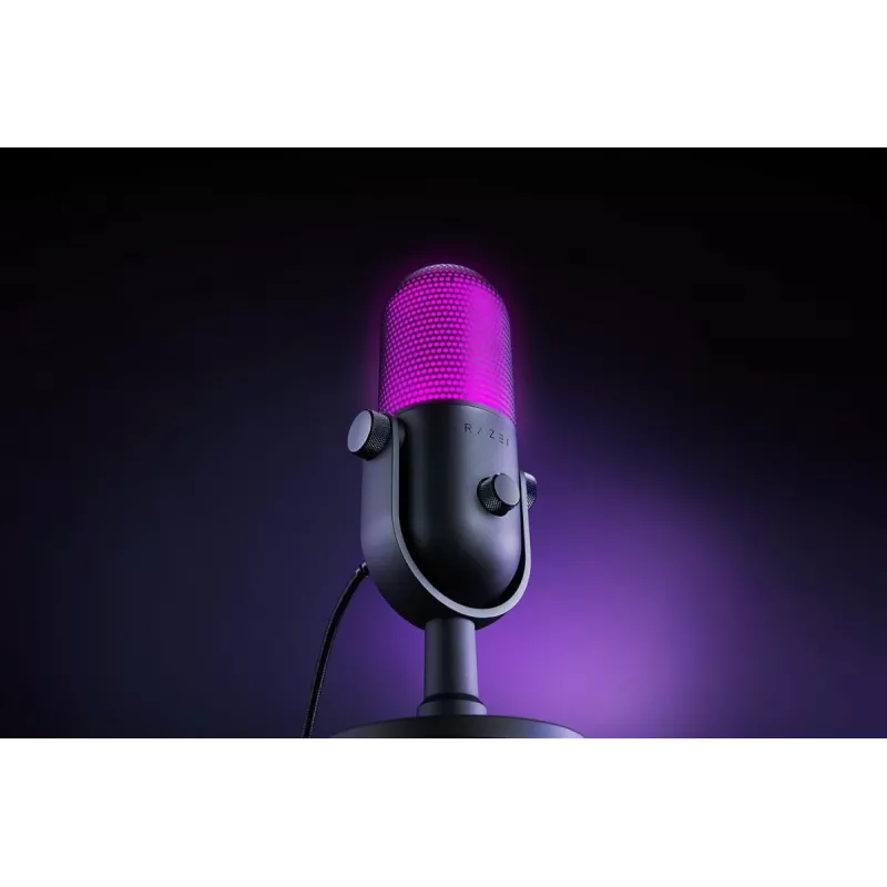 Microfone de mesa RAZER Seiren V3 Chroma - Preto