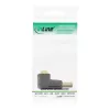 Adaptador HDMI InLine, ficha/conector fêmea, inclinado para cima, contactos dourados, 4K2K