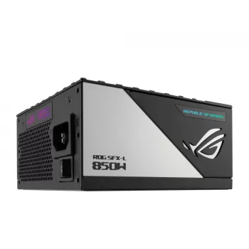 Fonte de alimentação ASUS ROG Loki SFX-L 850W Platinum 24 pinos ATX preto, prata