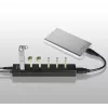 Axagon HUE-SA7BP 7x USB 3.0 ALU HUB DE CARREGAMENTO preto incl. fonte de alimentação