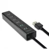 Axagon HUE-SA7BP 7x USB 3.0 ALU HUB DE CARREGAMENTO preto incl. fonte de alimentação