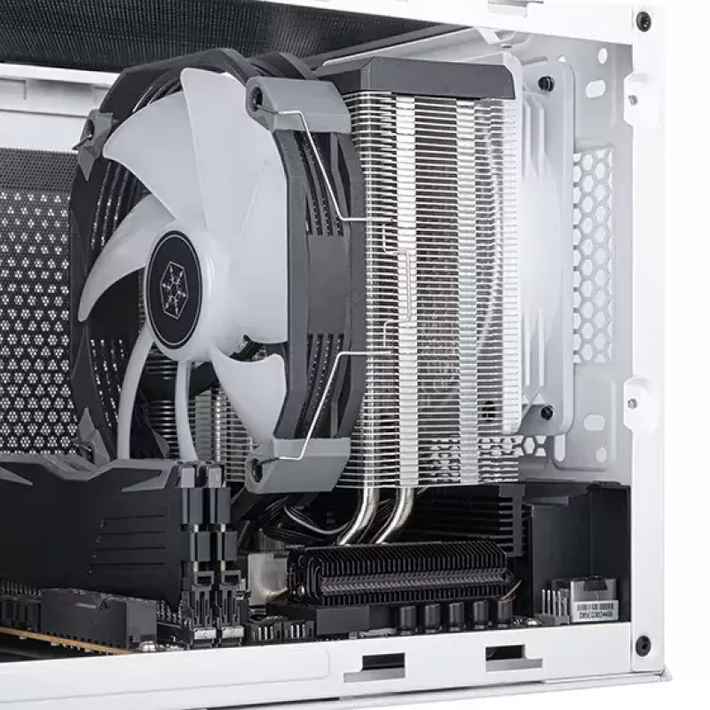 SilverStone Argon SST-ARV140-ARGB cooler a ar para CPU, 14 cm, ARGB, preto/cinzento