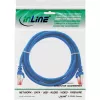 Cabo de rede InLine S/FTP PiMF Cat.6 250MHz PVC Cobre azul 3m