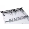 Alphacool ES 1U Caixa de servidor rack de 19 polegadas, preparada para refrigeração líquida, Preto/Cinzento