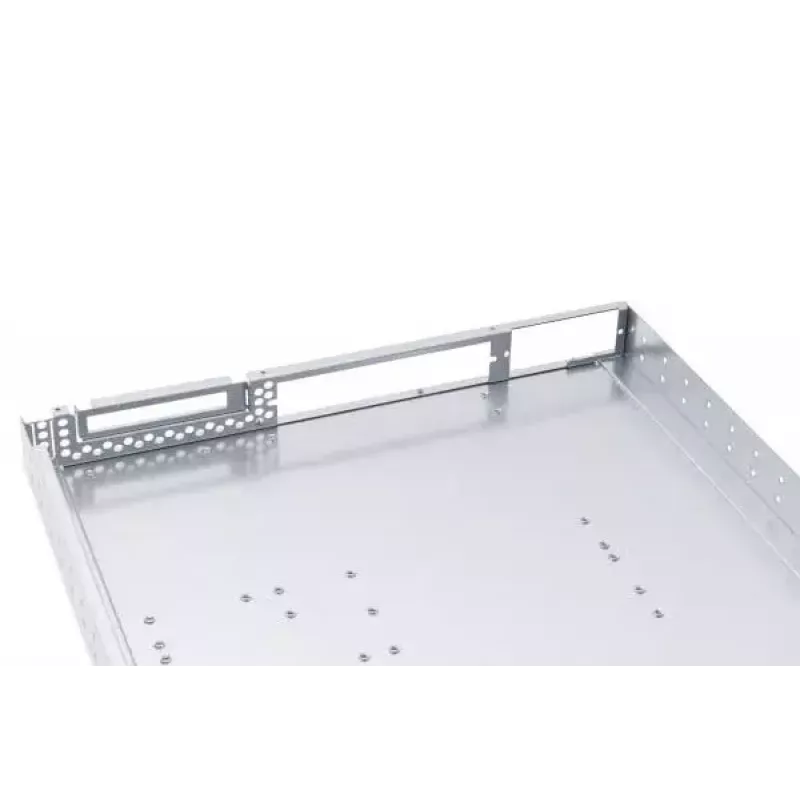 Alphacool ES 1U Caixa de servidor rack de 19 polegadas, preparada para refrigeração líquida, Preto/Cinzento