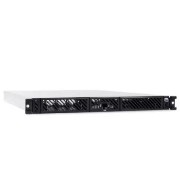 Caixa de rack de servidor Alphacool ES 1U 19 polegadas, preparada para refrigeração líquida, preto/cinzento