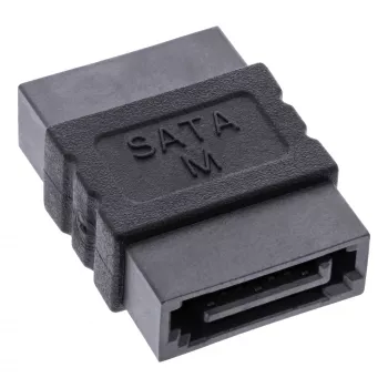 Adaptador de extensão de cabo SATA conector fêmea / conector fêmea InLine 27700A