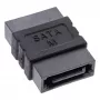 Adaptador de extensão de cabo SATA conector fêmea / conector fêmea InLine 27700A