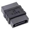 Adaptador de extensão de cabo SATA conector fêmea / conector fêmea InLine 27700A