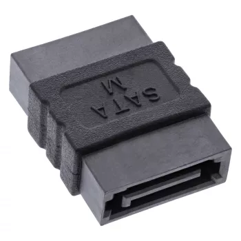 Adaptador de extensão de cabo SATA conector fêmea / conector fêmea InLine 27700A