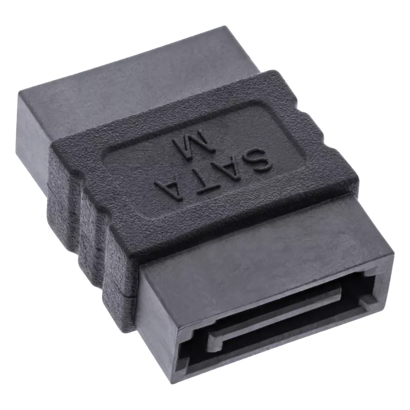 Adaptador de extensão de cabo SATA conector fêmea / conector fêmea InLine 27700A