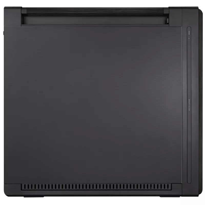 ASUS ProArt PA602 Wood Edition caixa de PC Midi Tower, E-ATX, placa gráfica até 450 mm, cooler de CPU até 190 mm, 4 × 3,5" + 4 × 2,5" baias, USB-C, preta