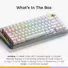 Glorious Gaming GMMK 3 PRO HE 75% Prebuilt Wireless prateado - US