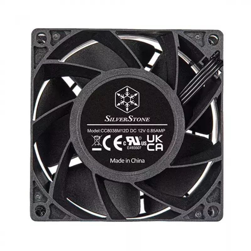 SilverStone FHS 80X ventoinha PWM, 80 mm