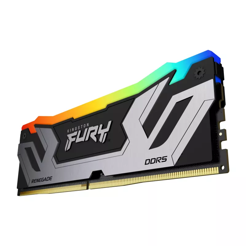 Kingston Technology FURY 48GB 8400MT/s DDR5 CL40 CUDIMM (Kit de 2) Renegade RGB Silver XMP