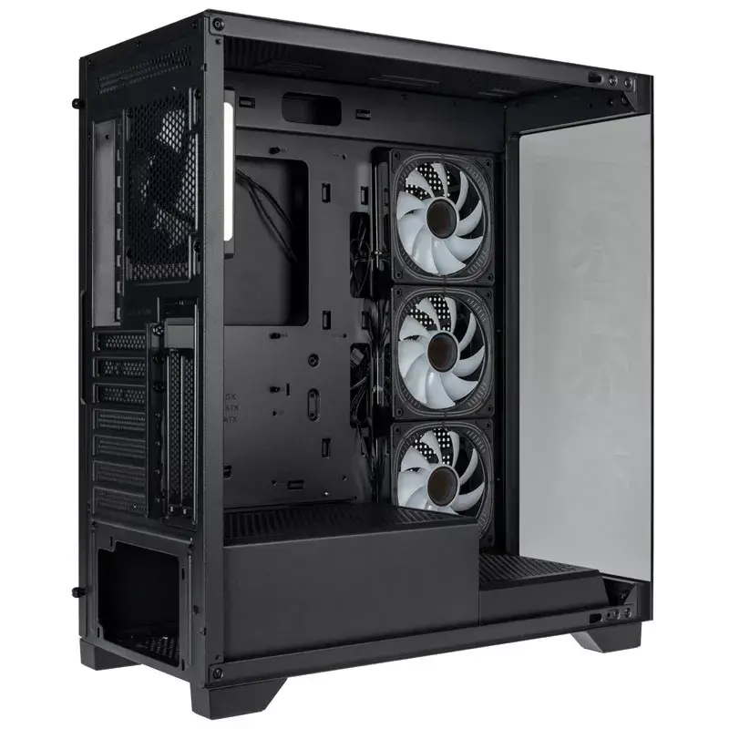 Caixa de PC Kolink Unity Peak ARGB Midi Tower preta