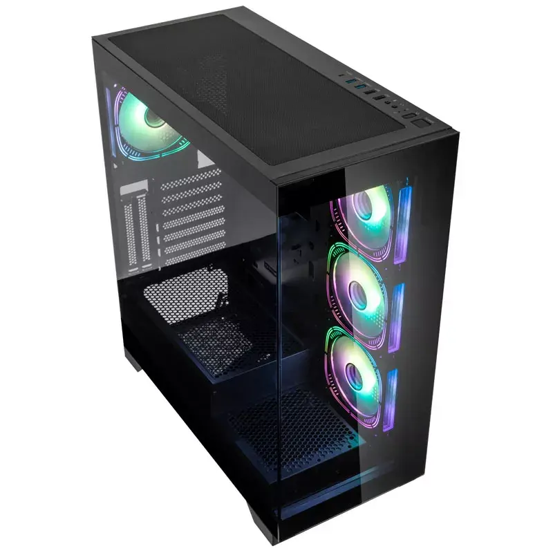 Caixa de PC Kolink Unity Peak ARGB Midi Tower preta