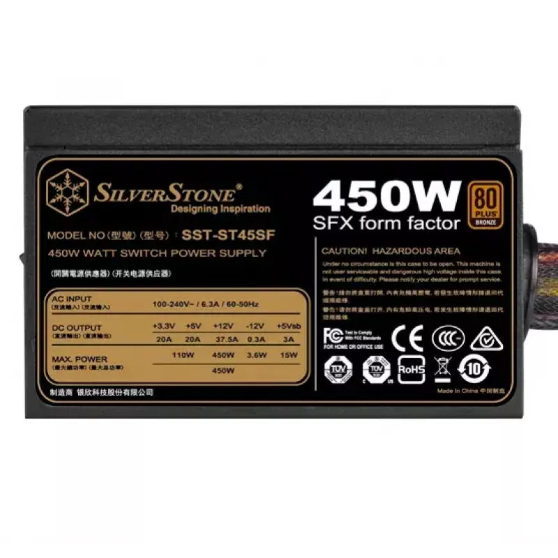 Fonte de alimentação Silverstone ST45SF 450 W
