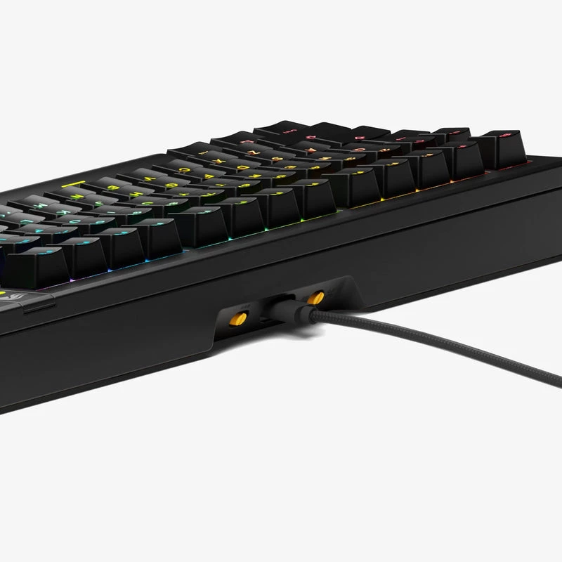 Teclado Glorious Gaming GMMK 3 Prebuilt USB QWERTY inglês dos EUA preto