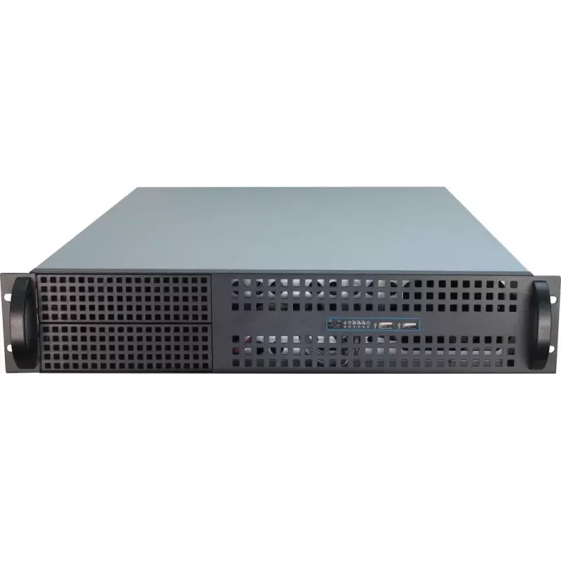 Caixa de servidor Inter-Tech 2U-2129N Rack preto, prateado