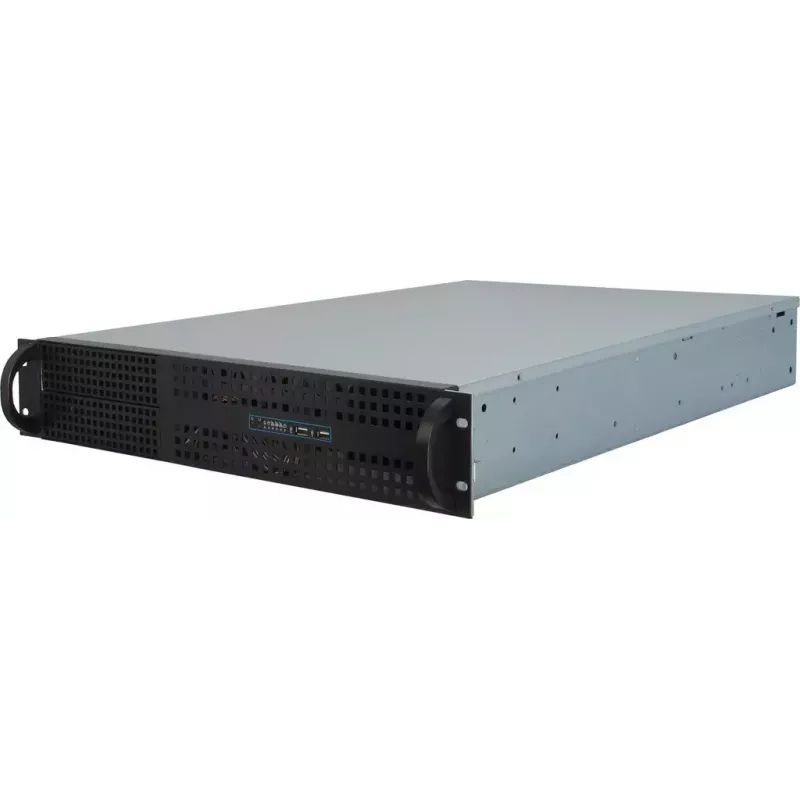 Caixa de servidor Inter-Tech 2U-2129N Rack preto, prateado