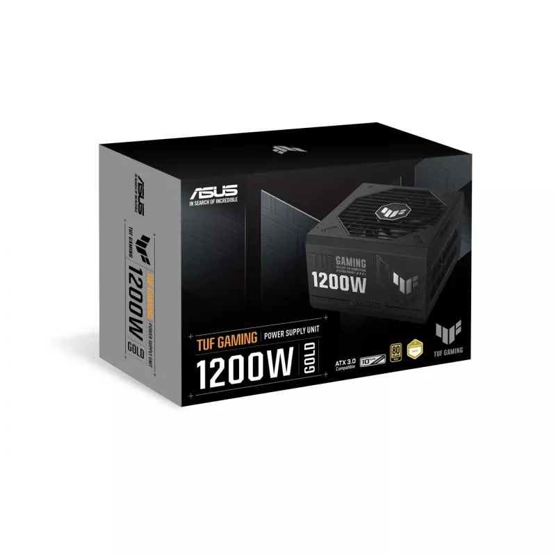 Fonte de alimentação ASUS TUF GAMING 1200W Gold 20+4 pinos ATX ATX preto