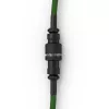 Cabo espiral Glorious Gaming Glorious GMMK Forest Rain, verde, 1,4 m, 1 unid., Glorious Gaming, USB Type-A, USB Type-C, Aviator